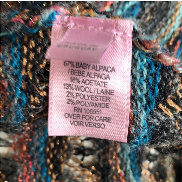 Calypso St. Barth Alpaca Thin Open Cardigan Sweater S - Picture 12 of 14
